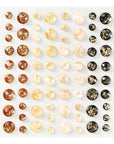 Spellbinders - Woodland Tales Collection - Gems - Woodland Tales Gold-Flecked-ScrapbookPal