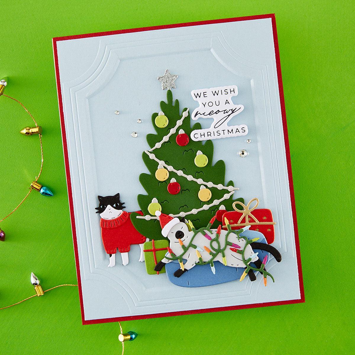 Spellbinders - Yana's Christmas Cats Collection - Dies - Christmas Cats Accessories-ScrapbookPal
