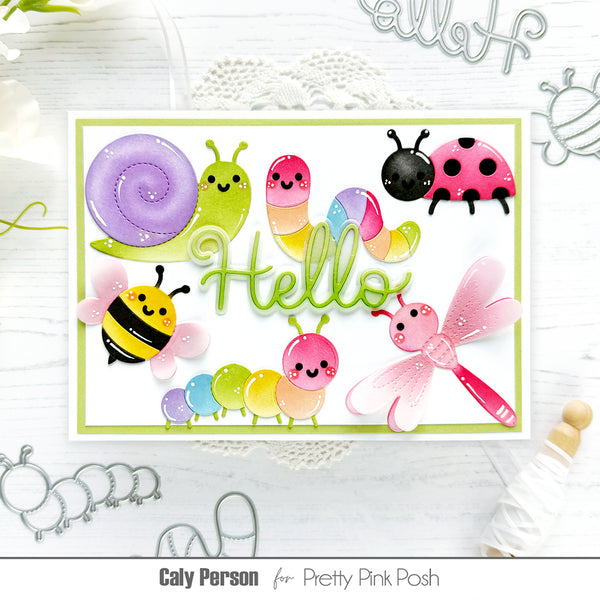 Pretty Pink Posh - Dies - Stitched Bugs
