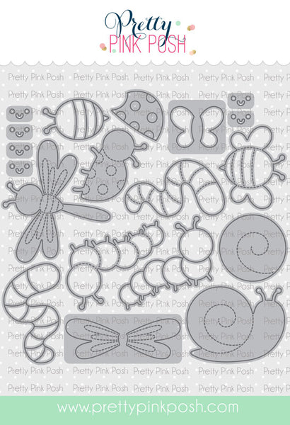 Pretty Pink Posh - Dies - Stitched Bugs