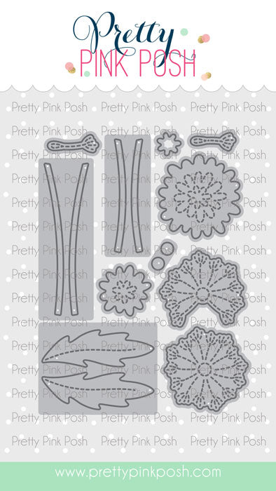 Pretty Pink Posh - Dies - Stitched Dandelions