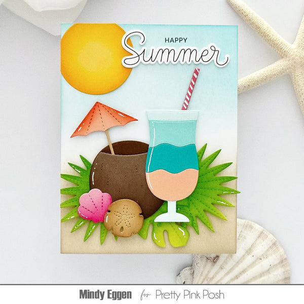 Pretty Pink Posh - Clear Stamps - Happy Summer