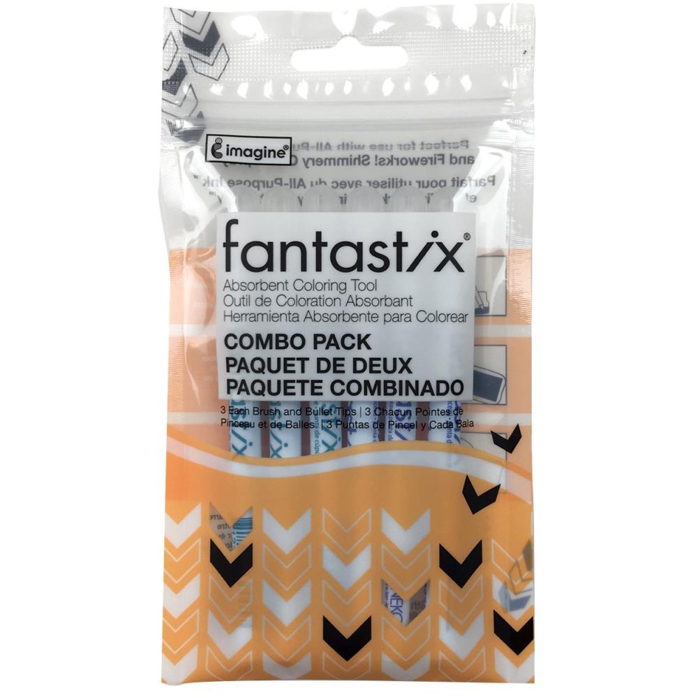 Tsukineko - Fantastix - Combo Pack - Brush & Bullet Points-ScrapbookPal