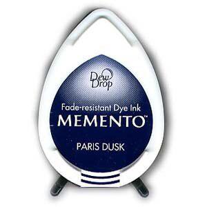 Tsukineko - Memento Dew Drop Dye Inkpad - Paris Dusk-ScrapbookPal