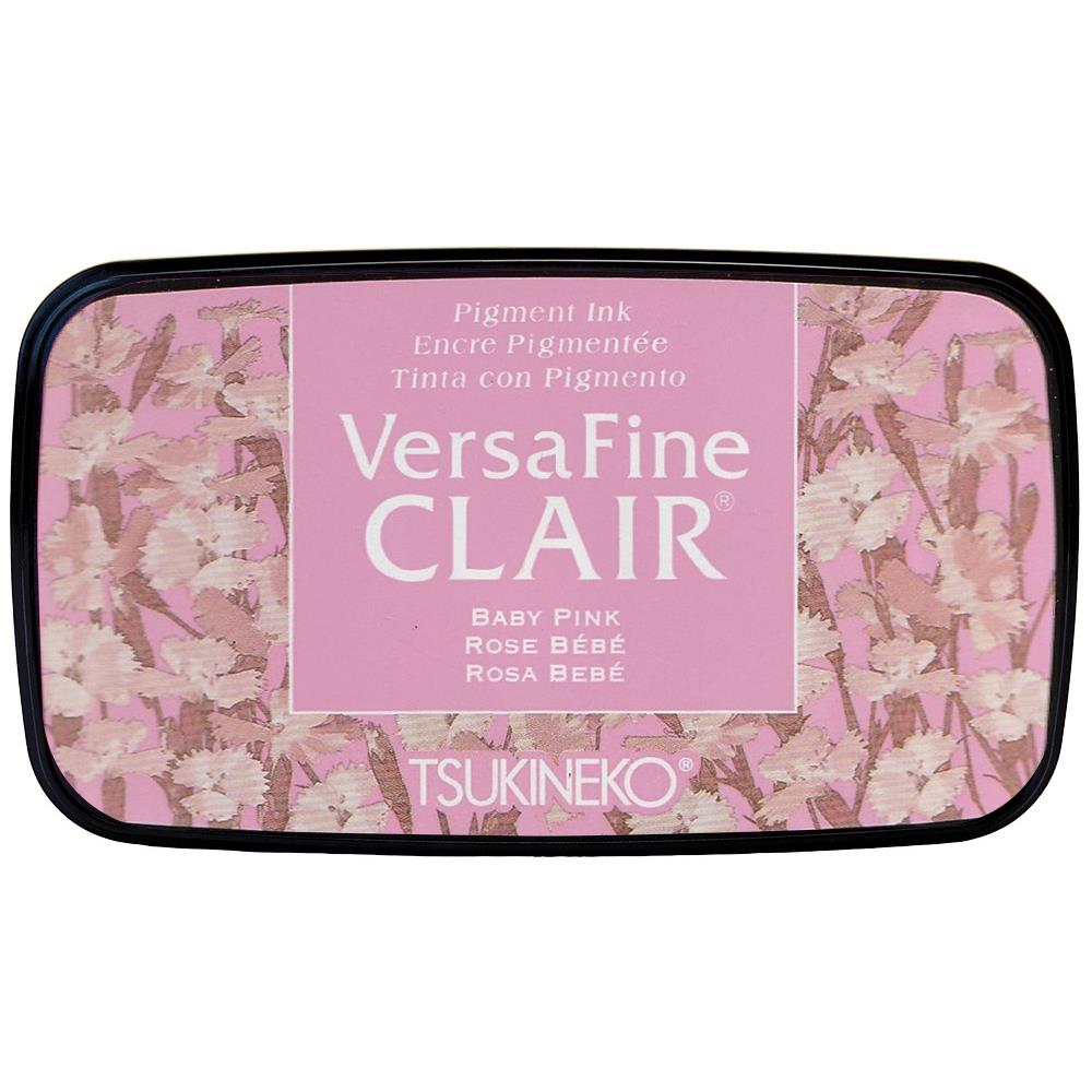 Tsukineko - VersaFine Clair Ink Pad - Baby Pink-ScrapbookPal