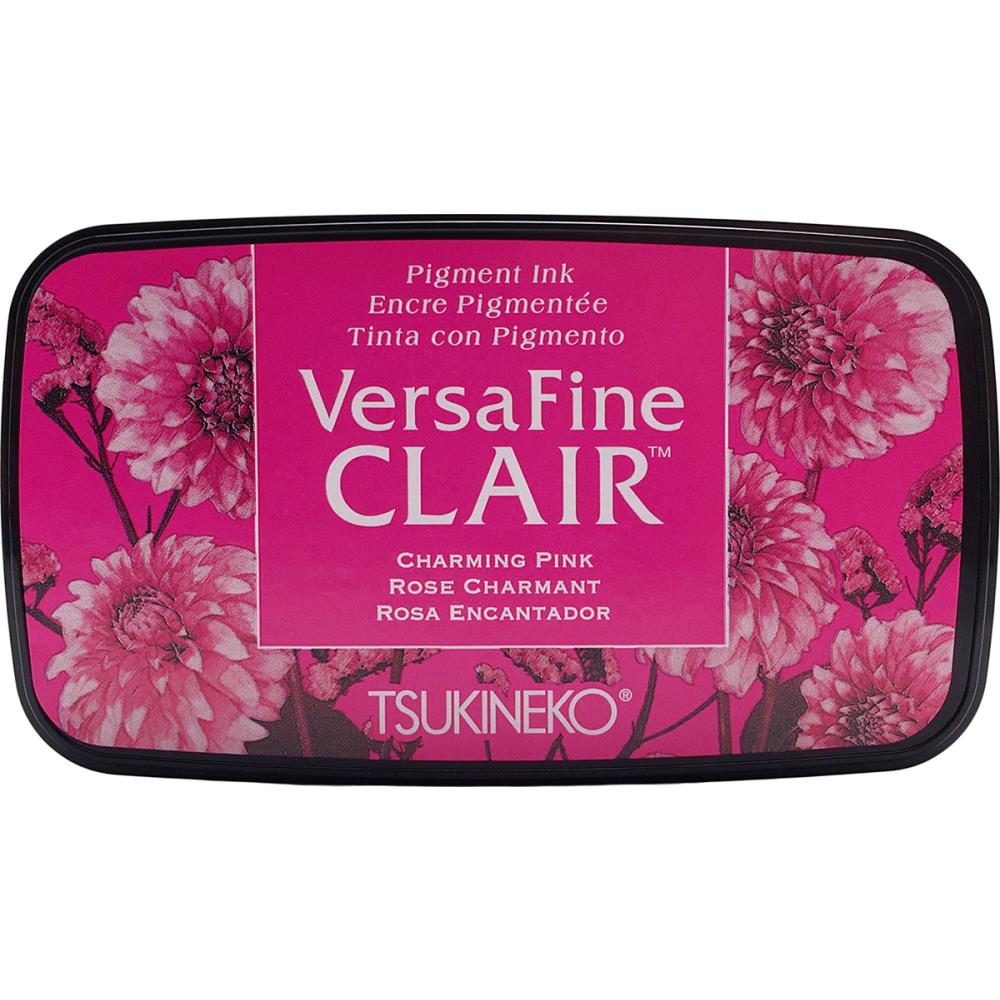Tsukineko - VersaFine Clair Ink Pad - Charming Pink-ScrapbookPal
