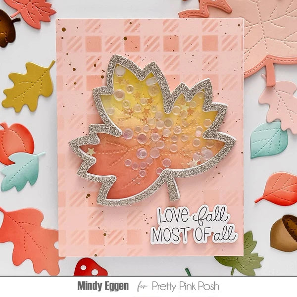 Pretty Pink Posh - Stencils - Gingham