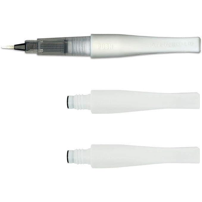 Wink of Stella Brush Tip Marker &amp; 2 Refills - Glitter Clear-ScrapbookPal