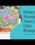 Honey Bee Stamps - Clear Stamps - Nancy's Lilac Bouquet