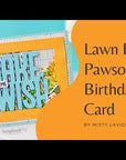 Lawn Fawn - Clear Stamps - Pawsome Birthday