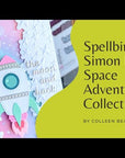 Spellbinders - Space Adventure Collection - 3D Embossing Folder & Stencils Set - Starry Night