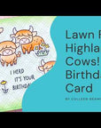 Lawn Fawn - Clear Stamps - Highland Cows!