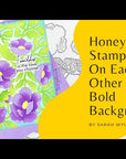 Honey Bee Stamps - Honey Cuts - Bold Backgrounds: Vintage Roses