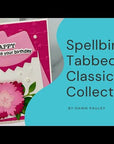 Spellbinders - Tabbed Classic Collection - 3D Embossing Folder - Polka Dot & Posy Duo