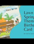 Lawn Fawn - Stencils - Slimline Grassy