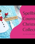 Spellbinders - Country Christmas Collection - 3D Embossing Folder - Country Christmas