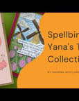 Spellbinders - Yana's Tulips Collection - Letterpress + Foil Plate - Windmills and Tulips
