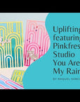 Pinkfresh Studio - Dies - Elevated Rainbows Cover Plate