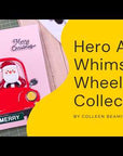 Hero Arts - Whimsical Wheels Collection - Letterpress + Foil & Cut - Winter Words