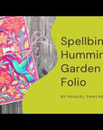 Spellbinders - Timeless Textures Collection - 3D Embossing Folder & Stencils - Hummingbird Garden