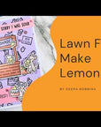 Lawn Fawn - Clear Stamps - Make Lemonade! Add-On