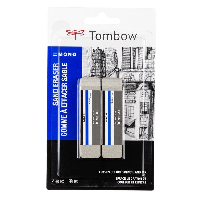 Tombow - Mono Sand Eraser, 2 pk